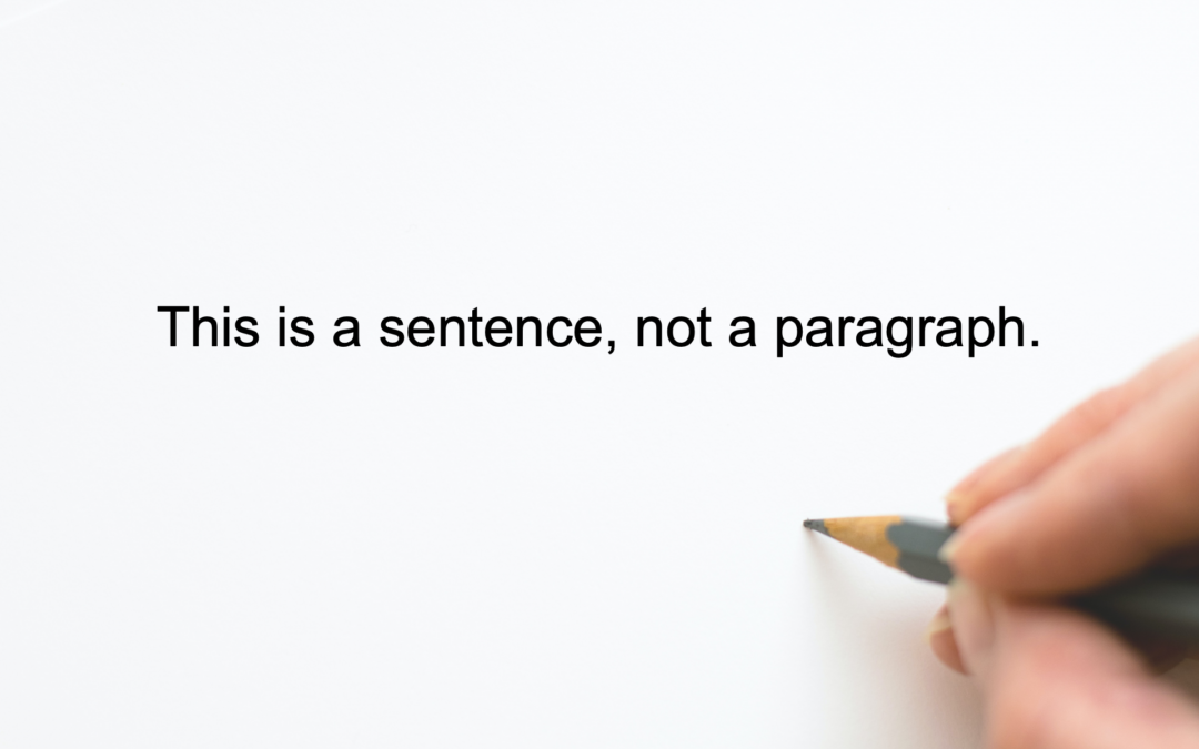 Why I Hate Those One-Sentence Per Paragraph Blog Posts